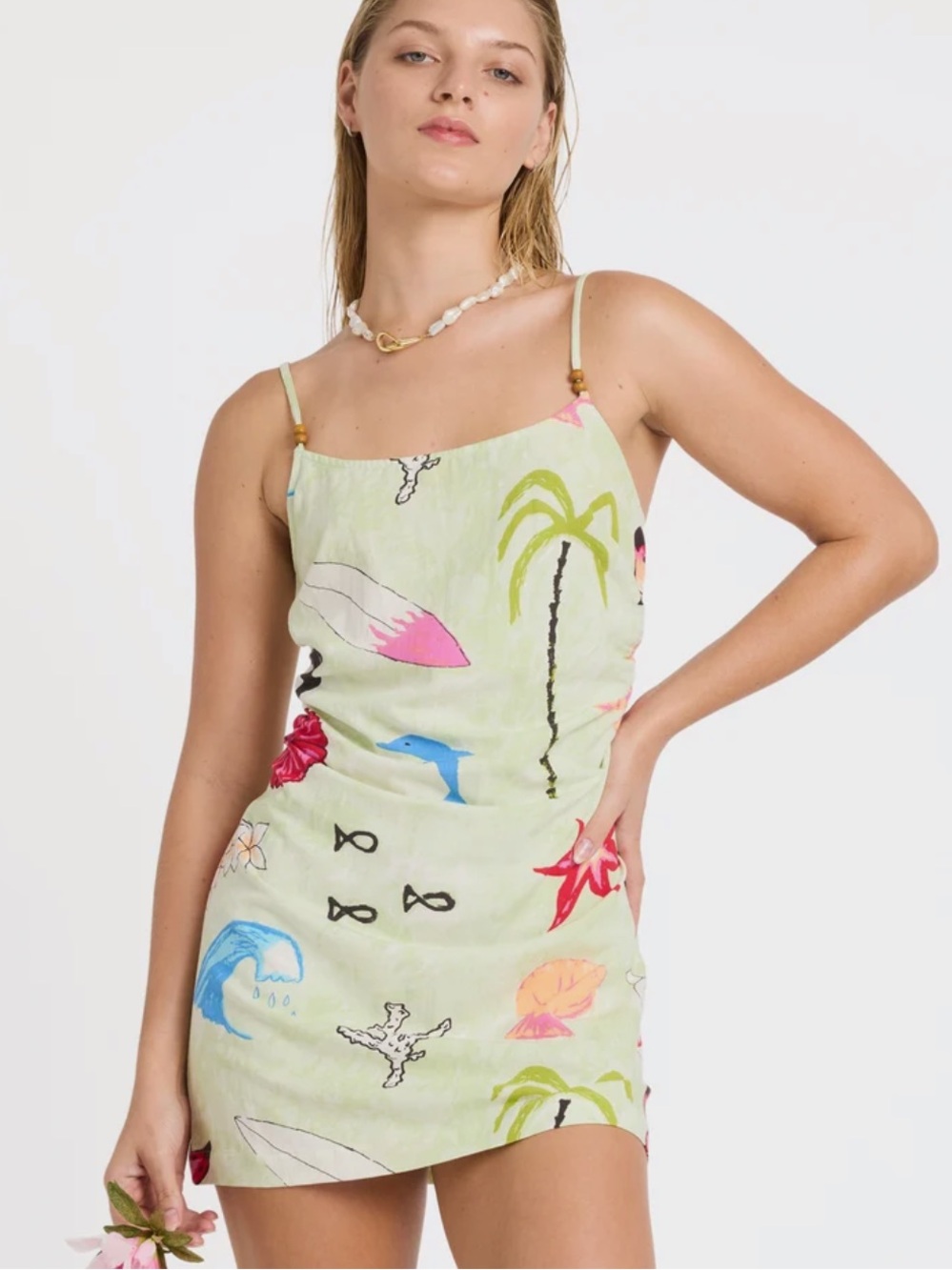 NWT Billabong x Lottie Hall Mini Dress